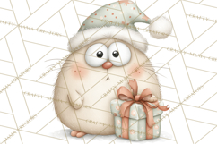 Chubby Christmas Critters PNG Cute Holiday Animal Clipart Product Image 2