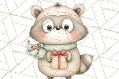 Chubby Christmas Critters PNG Cute Holiday Animal Clipart Product Image 5