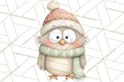 Chubby Christmas Critters PNG Cute Holiday Animal Clipart Product Image 2