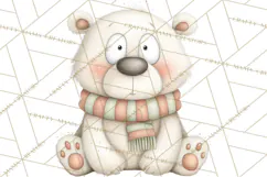 Chubby Christmas Critters PNG Cute Holiday Animal Clipart Product Image 2