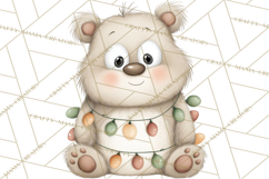 Chubby Christmas Critters PNG Cute Holiday Animal Clipart Product Image 3