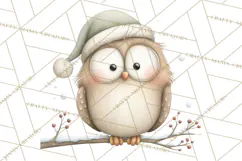 Chubby Christmas Critters PNG Cute Holiday Animal Clipart Product Image 2