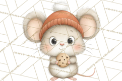 Chubby Christmas Critters PNG Cute Holiday Animal Clipart Product Image 5
