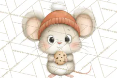 Chubby Christmas Critters PNG Cute Holiday Animal Clipart Product Image 5