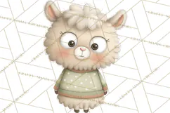 Chubby Christmas Critters PNG Cute Holiday Animal Clipart Product Image 4