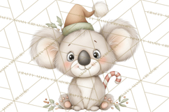 Chubby Christmas Critters PNG Cute Holiday Animal Clipart Product Image 2