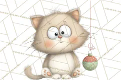 Chubby Christmas Critters PNG Cute Holiday Animal Clipart Product Image 3