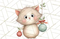 Chubby Christmas Critters PNG Cute Holiday Animal Clipart Product Image 4