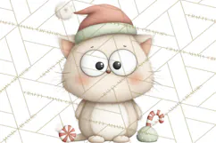 Chubby Christmas Critters PNG Cute Holiday Animal Clipart Product Image 2