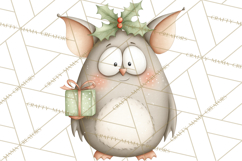 Chubby Christmas Critters PNG Cute Holiday Animal Clipart Product Image 4