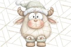 Chubby Christmas Critters PNG Cute Holiday Animal Clipart Product Image 5
