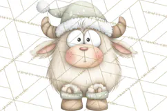 Chubby Christmas Critters PNG Cute Holiday Animal Clipart Product Image 5
