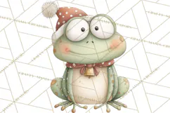 Chubby Christmas Critters PNG Cute Holiday Animal Clipart Product Image 4