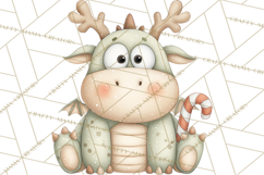 Chubby Christmas Critters PNG Cute Holiday Animal Clipart Product Image 5