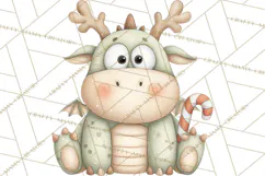Chubby Christmas Critters PNG Cute Holiday Animal Clipart Product Image 5