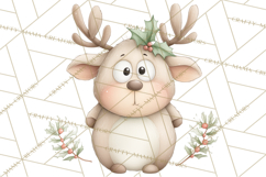 Chubby Christmas Critters PNG Cute Holiday Animal Clipart Product Image 3