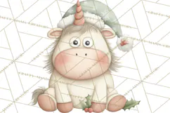 Chubby Christmas Critters PNG Cute Holiday Animal Clipart Product Image 5