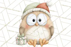 Chubby Christmas Critters PNG Cute Holiday Animal Clipart Product Image 4