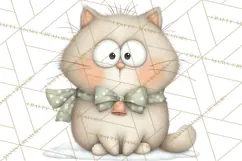 Chubby Christmas Critters PNG Cute Holiday Animal Clipart Product Image 5