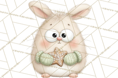 Chubby Christmas Critters PNG Cute Holiday Animal Clipart Product Image 3