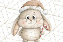 Chubby Christmas Critters PNG Cute Holiday Animal Clipart Product Image 4