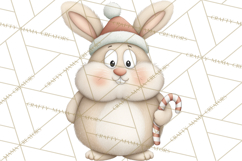 Chubby Christmas Critters PNG Cute Holiday Animal Clipart Product Image 5