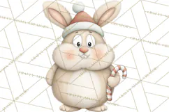 Chubby Christmas Critters PNG Cute Holiday Animal Clipart Product Image 5