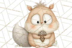 Chubby Christmas Critters PNG Cute Holiday Animal Clipart Product Image 3