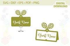Tennis Place Card template .svg .dxf .eps .pdf .png Product Image 1