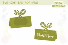 Tennis Place Card template .svg .dxf .eps .pdf .png Product Image 2