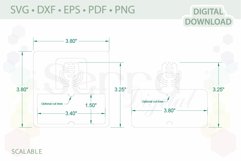 Microphone Place name card template .svg .dxf .eps .pdf .png Product Image 3