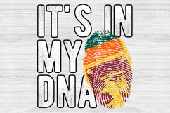 It's in my DNA Sri Lanka Flag Fingerprint PNG Sublimation Product Image 1