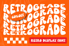 Another Nothing - Groovy Display Font Product Image 2