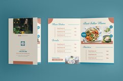Healthy Food Menu Bifold Brochure Product Image 2