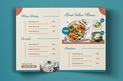 Healthy Food Menu Bifold Brochure Product Image 3