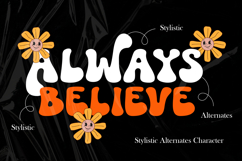 Another Nothing - Groovy Display Font Product Image 4