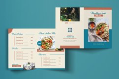 Healthy Food Menu Bifold Brochure Product Image 4