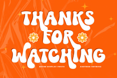 Another Nothing - Groovy Display Font Product Image 9