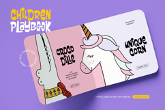 Claping Ballon - Playful Display Font Product Image 9