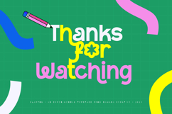 Clayful - Experimental Typeface Product Image 11