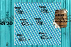 3 Color Stripes Swirl SS20 30oz Rhinestone Pattern Product Image 1