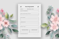 Doctor Visit Logbook. KDP Interior Product Image 3