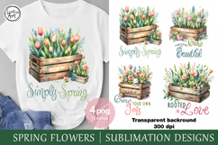 Spring Seedling, Sublimation PNG Clip Art Product Image 2
