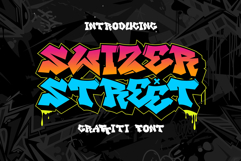 Swizer Street - Urban Graffiti Font Product Image 1