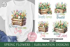 Spring Seedling, Sublimation PNG Clip Art Product Image 3