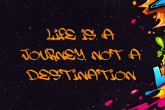 Street Streak Raw &amp; Edgy Urban Graffiti Font Product Image 6