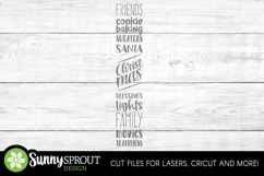 Christmas Things Farmhouse Porch Sign - Cricut SVG Cut Files Product Image 3