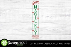 Santa&#039;s Magic Key Porch Sign - Cricut SVG Cut Files Product Image 3