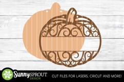 Pumpkin Family Name Sign - Fall SVG Laser Cut Files Product Image 3
