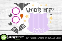 Who&#039;s There Owl Sign - SVG Laser Cut Files Product Image 3